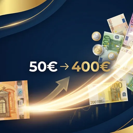 Investir 50 euros pour gagner 400 en 2026
